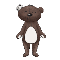 ingridhofer dance party bear bar Sticker