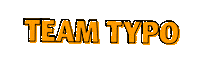 Team Typo Sticker by Typografics