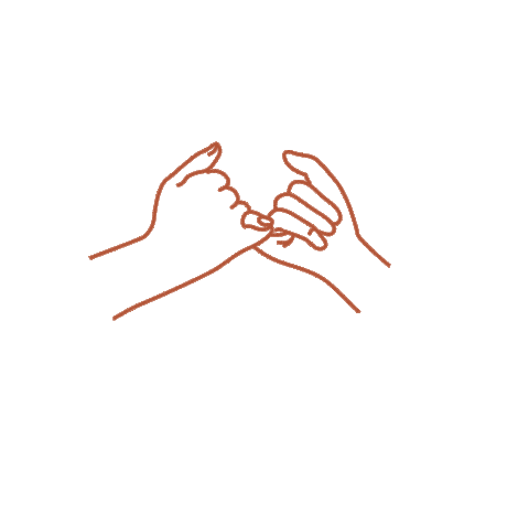 Pinky Promise Sticker by Natalie Franke