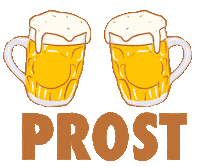 Beer Cheers Sticker by thomas-pixelschmitt