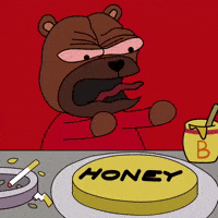 Bear Smashing GIF by Bobo Memes
