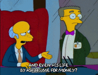 Begging Season 3 GIF by The Simpsons