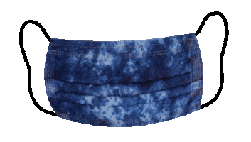 mybarriere blue mask coronavirus covid-19 Sticker