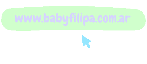 Babyfilipa giphyupload click enlace boton Sticker