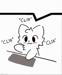 mushymelon boy typing fluffy white fluffy boy typing GIF