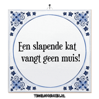 Rust Dromen Sticker by Tegelspreuken.nl