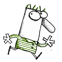 Robertocorre Sticker