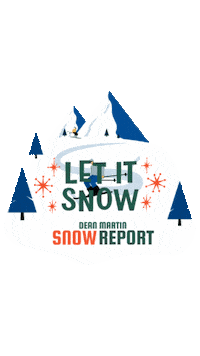 Let It Snow Sticker by Dean Martin