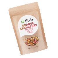 Orange Tea Sticker by fitvia