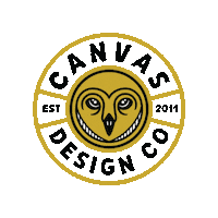 Logo Owl Sticker by Canvas Design Company