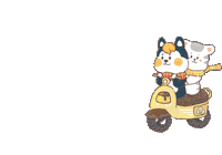 baimeat gogogo 出發 機車 出遊 Sticker