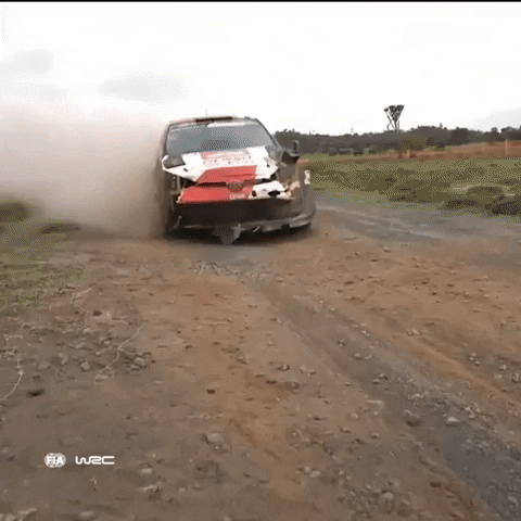 Driving Never Give Up GIF by FIA World Rally Championship