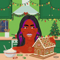 Happy Gingerbread House GIF by World Of Women