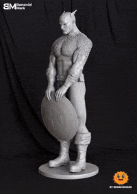 Captain America 3D GIF