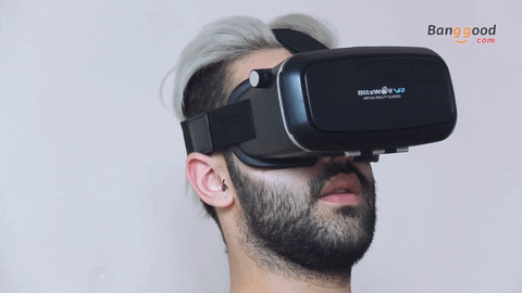 virtual reality vr GIF by Banggood