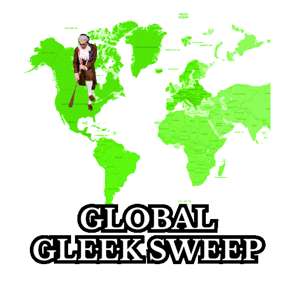 Green Party Gleeks Sticker