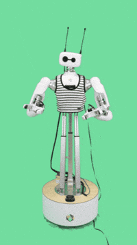 Disgusted Robot GIF by pollenrobotics