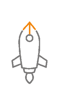 Rocket Start Sticker by husare