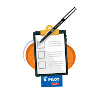 pilotpensindia work mood yay done Sticker