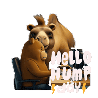 mechellhunterlord wednesday boi hump day humpday Sticker