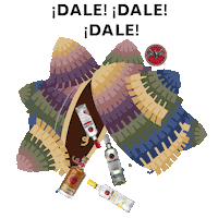 Christmas Pinata Sticker by Bacardi México