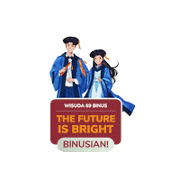 Wisuda Binusian Sticker by gabung_binus