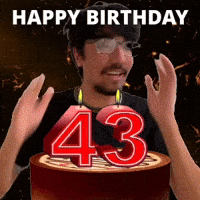 Happy 43rd Birthday