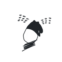 run cry Sticker by cherng yang