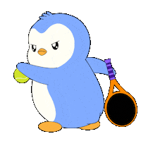 Sport Serve Sticker by Pudgy Penguins