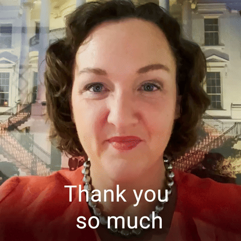 Thank you so much for all your hard work.