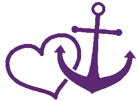 Hamburger_angehoerigenschule logo herz hamburg anchor Sticker