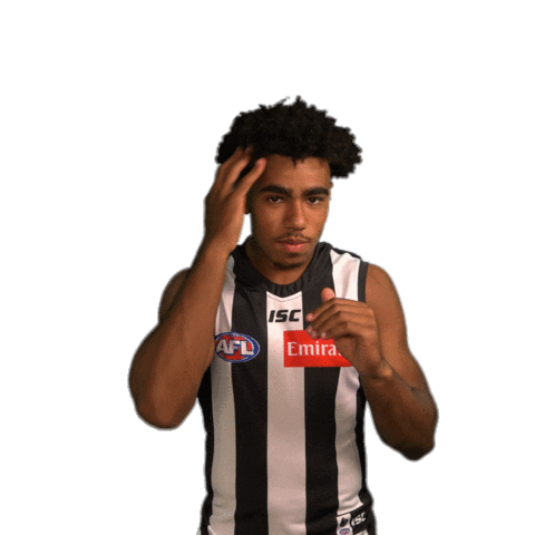 Collingwood Magpies Hair Sticker by CollingwoodFC