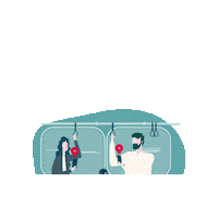 Travel Bus Sticker by Sila Qatar