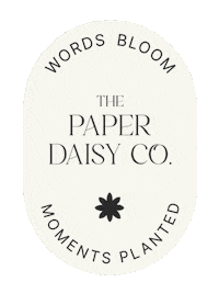 thepaperdaisyco tpdc monogram sticker Sticker