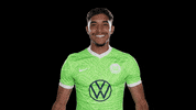 Happy Football GIF by VfL Wolfsburg