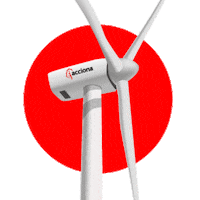 acciona clean energy renewable energy regeneration renewables Sticker