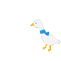 Walking Duck Sticker