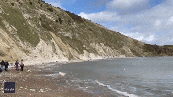 'Luckily I Was Videoing Anyway': Spectacular Scene as Cliffs Collapse in Dorset