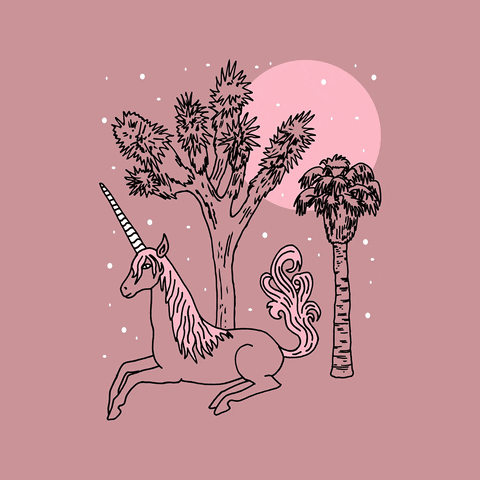 kaeraz_ giphyupload illustration unicorn magical GIF