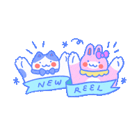Cat New Post Sticker