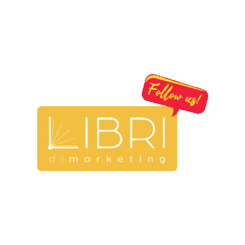 Marketing Follow Us Sticker by Libridimarketing.blog
