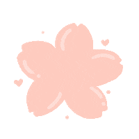 Pink Flower Sticker