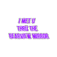 GVINMUSIC rearview mirror gvin gvinmusic hurricane tapes Sticker