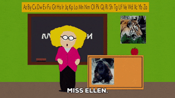 principal victoria greeting GIF by South Park 