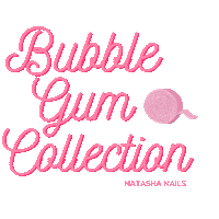 Bubble Gum Pink Sticker by NATASHA NAILS