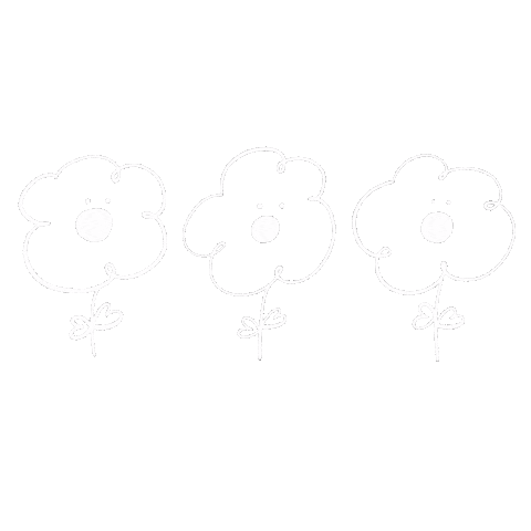 tzuwuwu giphyupload cute flower doodle Sticker