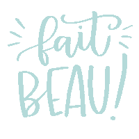 Calligraphy Soleil Sticker