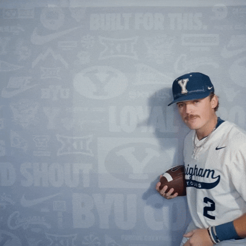 Celebration Byu Baseball GIF by BYU Cougars