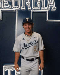 Georgia Tech Baseball GIF by Georgia Tech Yellow Jackets