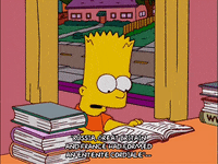 bart simpson history GIF
